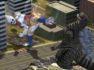 Jogo de Tokusatsu Godzilla Save The Earth