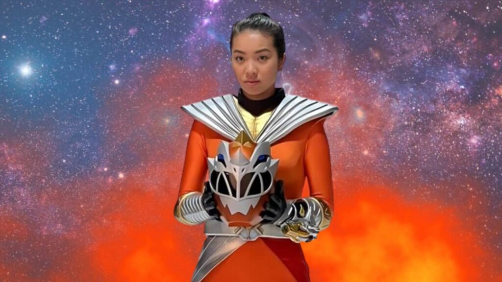 Ranger Laranja de Power Rangers Cosmic Fury