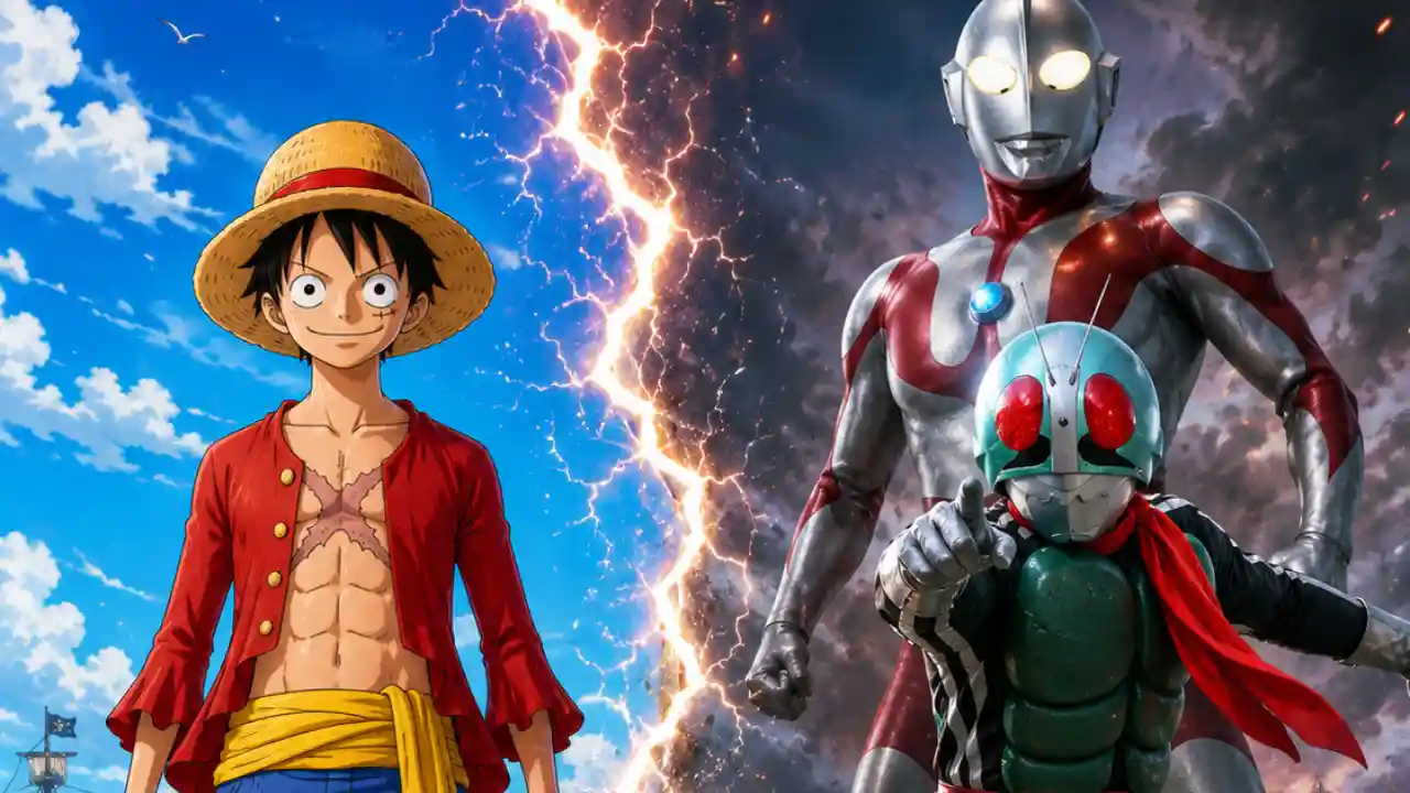 One Piece e Tokusatsu: dois universos, mesmo entretenimento