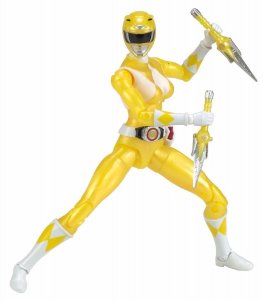 Boneco da Ranger Amarela - Power Rangers