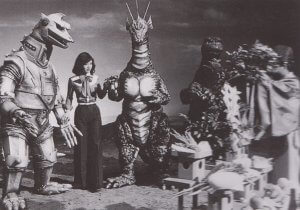 Terror de Mechagodzilla bastidores