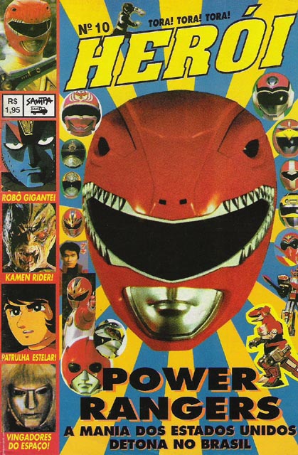 revista de tokusatsu herói