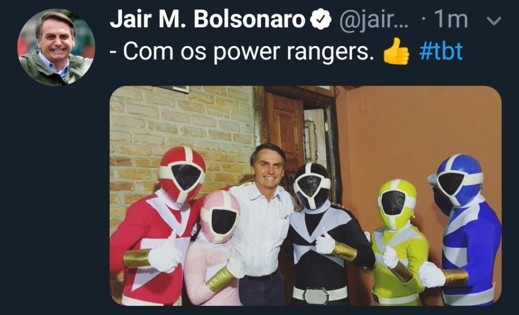 Produtor da Toei comenta vídeo de Bolsonaro ao som de Kamen Rider Black