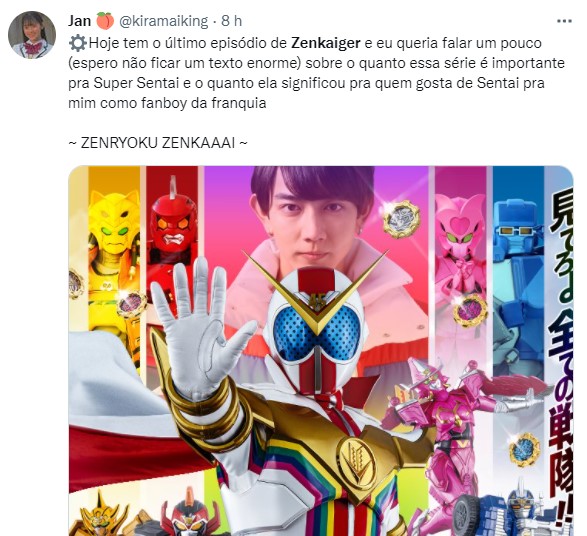 Episódio final de Zenkaiger leva a série aos Trending Topics do Twitter