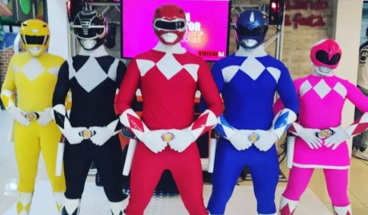 Power Rangers participam de apresentação solidária em Pernambuco