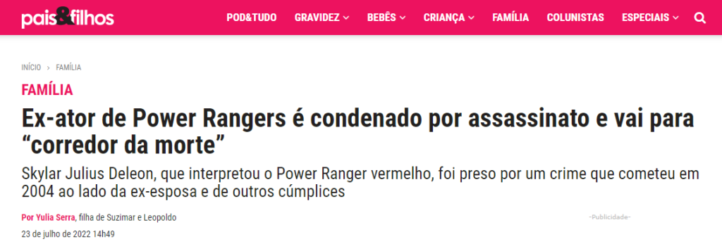 power rangers fake news