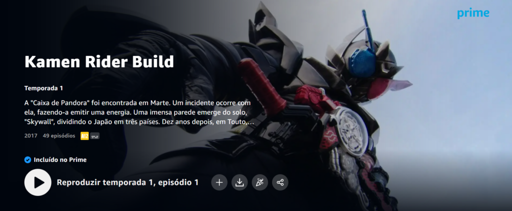 kamen rider build amazon prime video