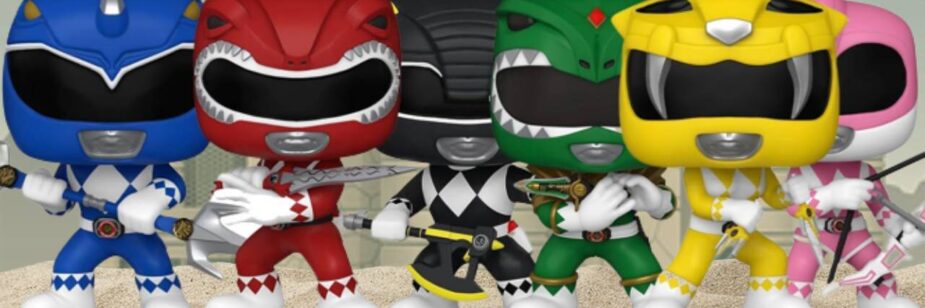 Novos Funko Pops dos Power Rangers celebram 30 anos da franquia