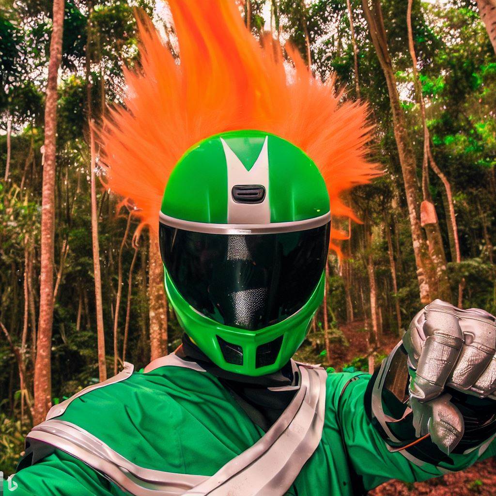 power ranger brasileiro verde