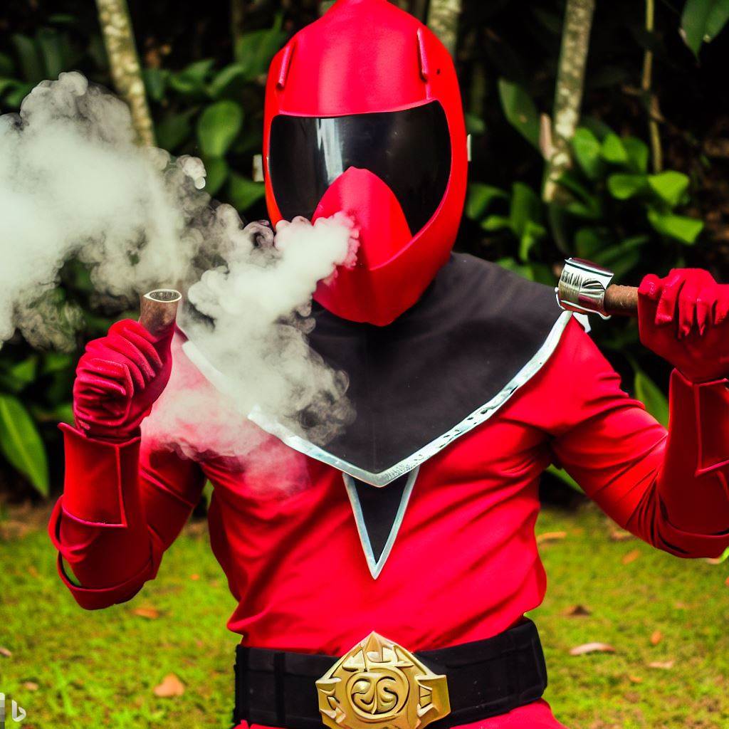 power ranger brasileiro vermelho