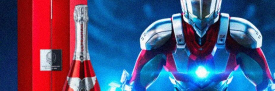 Ultraman da Netflix ganha edição limitada de champanhe