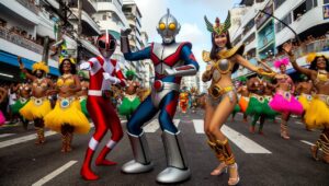 ChatGPT libera DALL-E 3 e fãs criam imagens de tokusatsu no Brasil