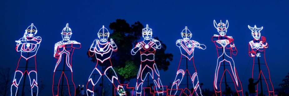 Ultraman será homenageado em show de drones no Natal