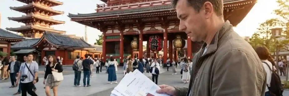 documentos necessários para entrar no Japão