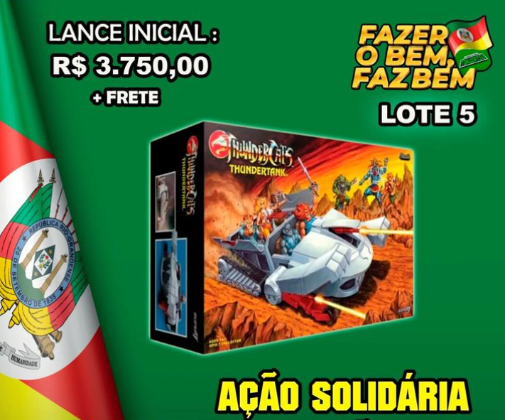 Resistência Tokusatsu promove leilão solidário com vários itens