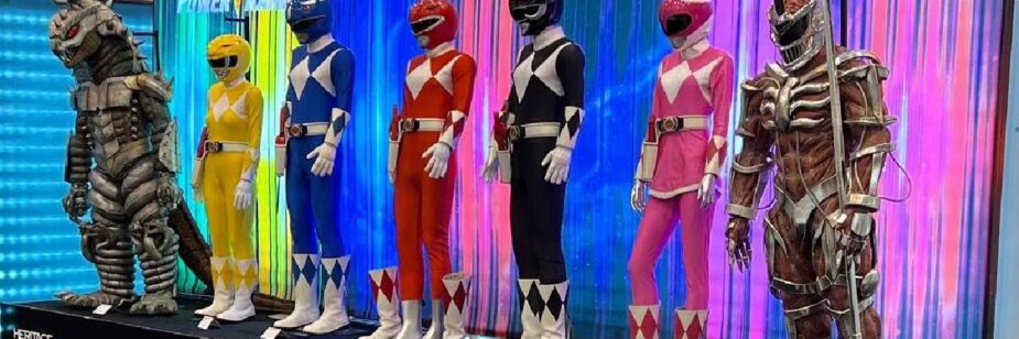 Leilão com 900 itens oficiais dos Power Rangers tem itens revelados