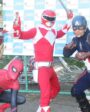 Power Ranger e heróis encantam crianças em São Gabriel, RS