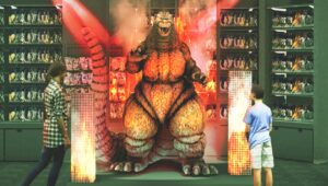 Godzilla invade Shibuya com loja oficial e estátua