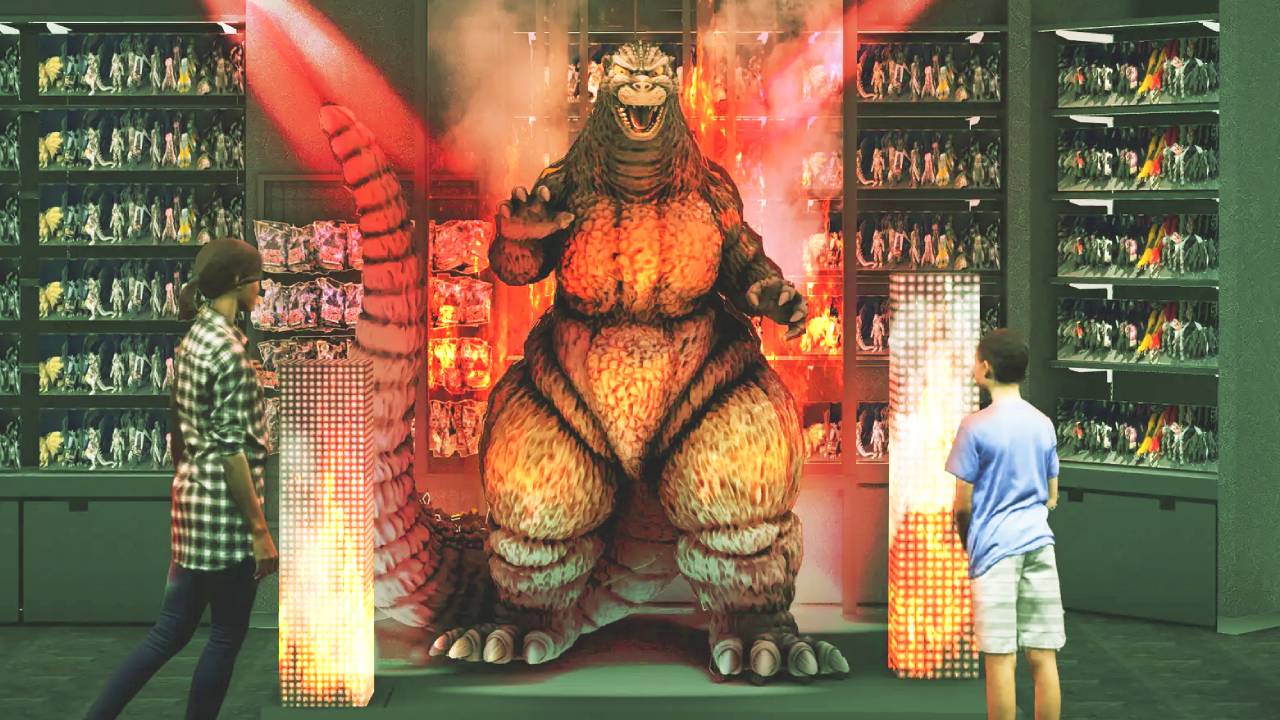 Godzilla invade Shibuya com loja oficial e estátua