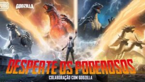 Godzilla invade o PUBG Mobile com monstros gigantes e caos controlado