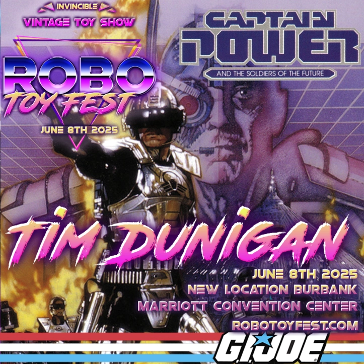 O retorno de Capitão Power: Tim Dunigan é atração confirmada da Robo Toy Fest 2025