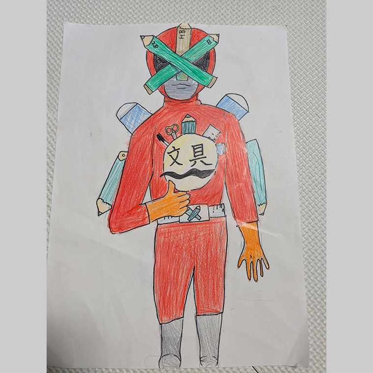 Criança de 10 anos cria o mais novo herói oficial de Super Sentai