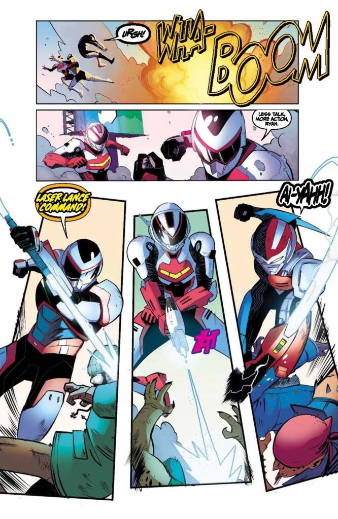 Capas e páginas da HQ dos VR Troopers são reveladas