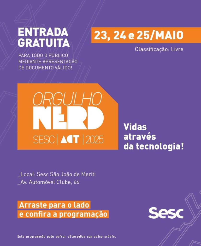 Orgulho Nerd traz tokusatsu e cultura pop ao Sesc no RJ