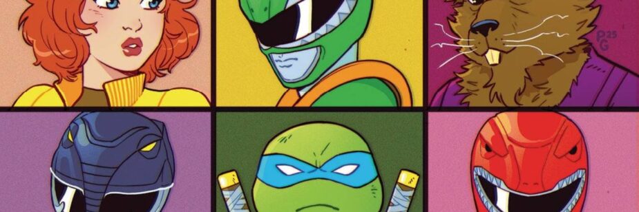 Terceira HQ entre Power Rangers e Tartarugas Ninja chega em agosto