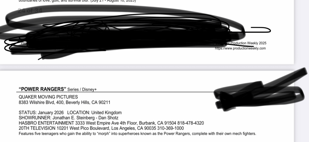 Power Rangers no Disney+: nova série será gravada no Reino Unido em 2026