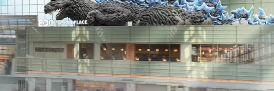 Aeroporto vai receber o maior Godzilla do mundo em 2025