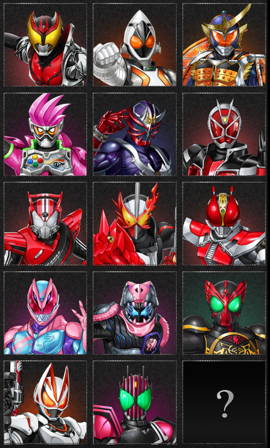 Kamen Rider Defense Warriors chega com 33 Riders jogáveis