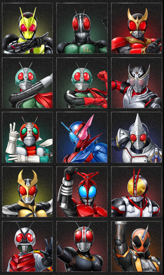 Kamen Rider Defense Warriors chega com 33 Riders jogáveis