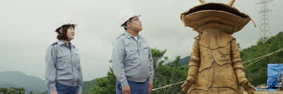 Kanegon visita canteiro de obras em novo comercial da Kansai Electric