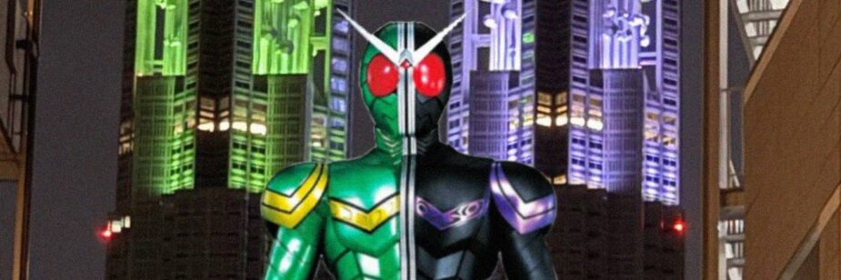 Prédio de Tóquio ganha cores que lembram Kamen Rider W