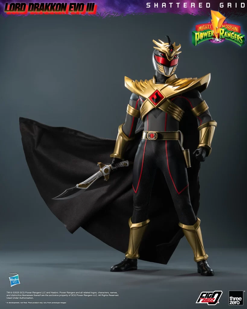 Threezero revela figura definitiva de Lord Drakkon Evo III com 34 articulações
