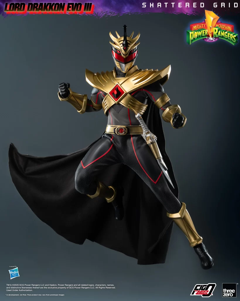 Threezero revela figura definitiva de Lord Drakkon Evo III com 34 articulações