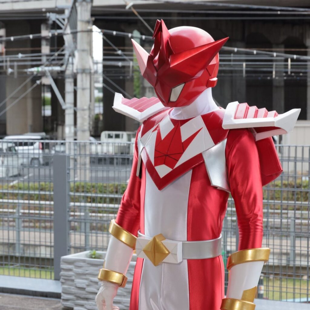 Origa Red, herói criado por fã, tem sua estreia em Gozyuger