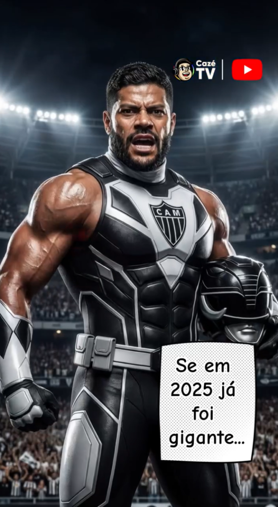 Jogadores de futebol viram Power Rangers em brincadeira da CazéTV