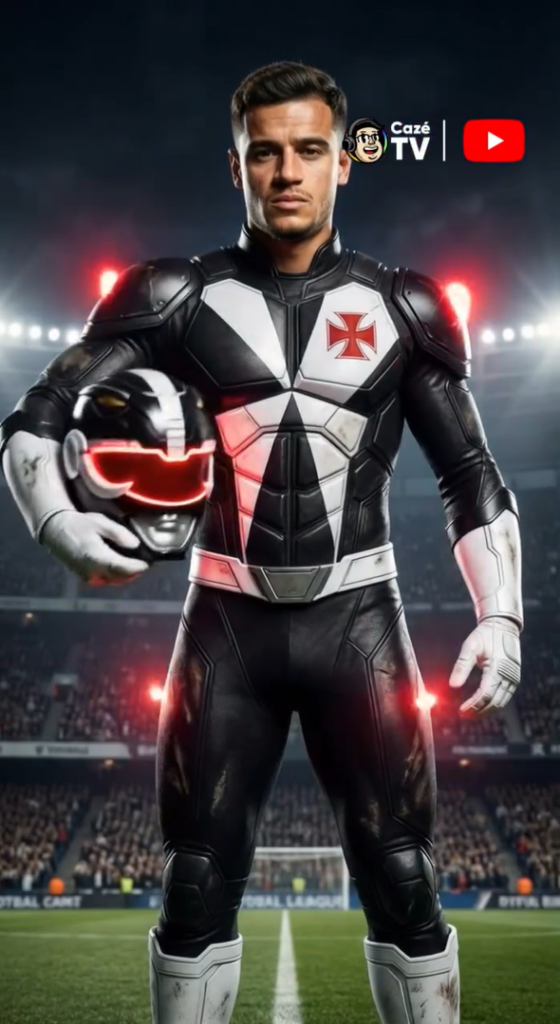 Jogadores de futebol viram Power Rangers em brincadeira da CazéTV