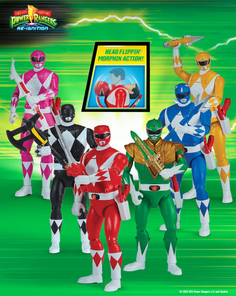 Bonecos dos Power Rangers voltam oficialmente no Brasil