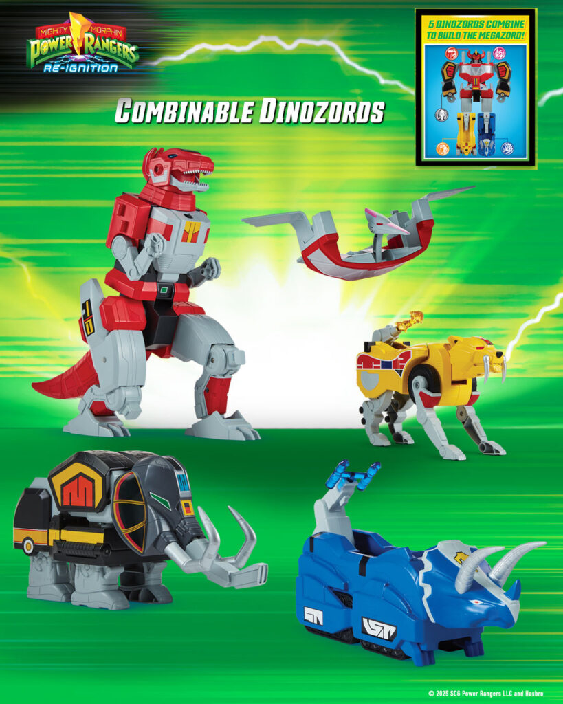 Bonecos dos Power Rangers voltam oficialmente no Brasil