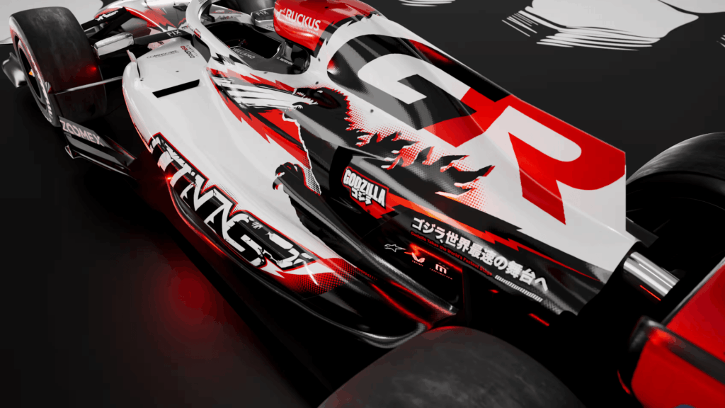 Godzilla chega à Fórmula 1 com pintura especial no GP do Japão