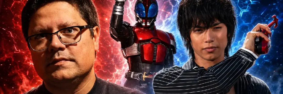 Dublagem de Kamen Rider Kabuto confirma Felipe Drummond como Souji Tendou
