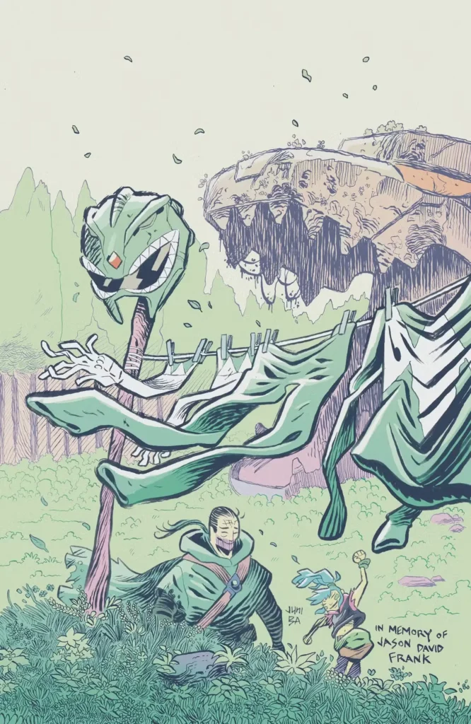 Nova HQ de Power Rangers homenageia ator do primeiro Ranger Verde