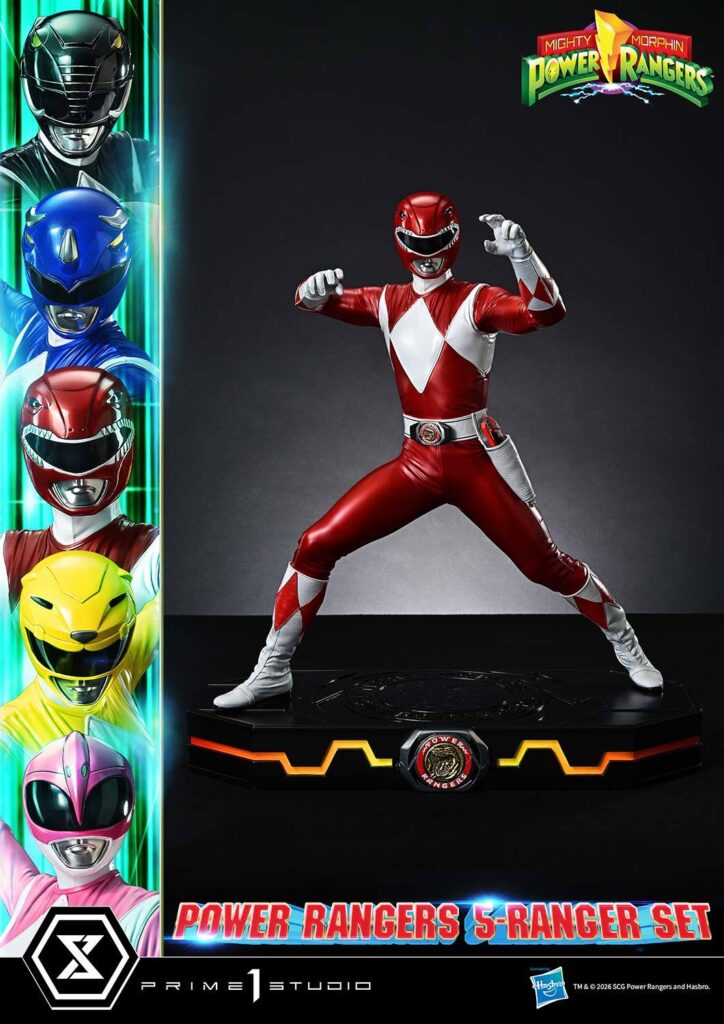 Power Rangers ganha estátuas premium com versão limitada