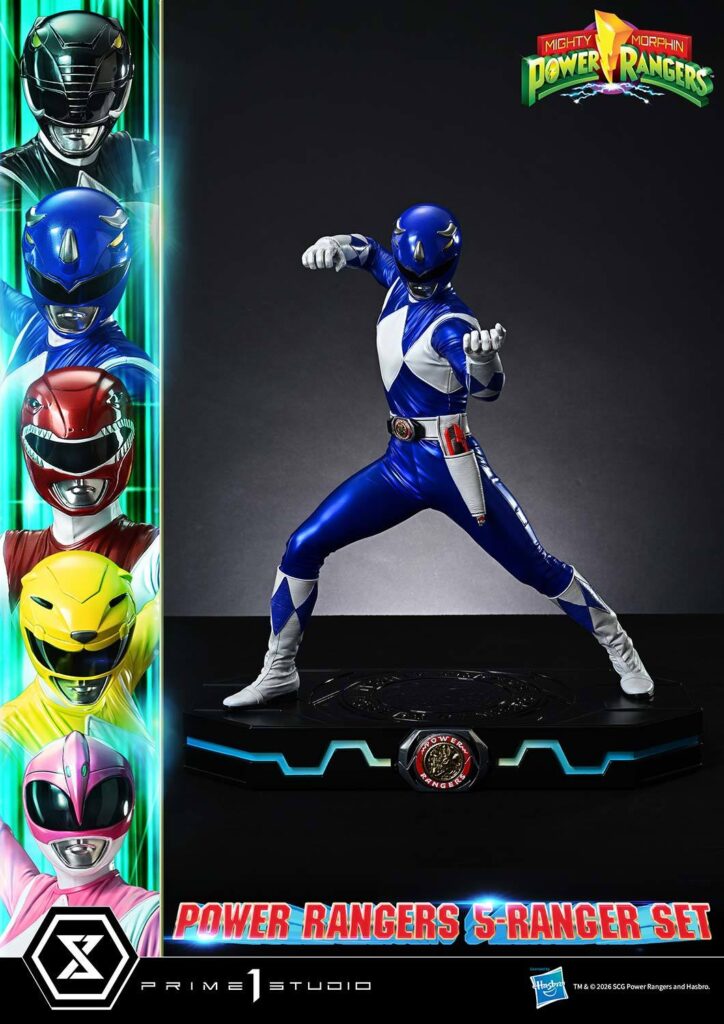 Power Rangers ganha estátuas premium com versão limitada