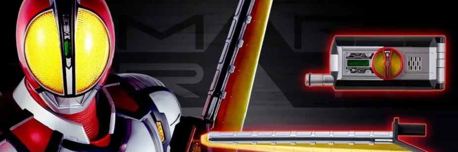 Arma final de Kamen Rider 555 ganha brinquedo de quase 1 metro