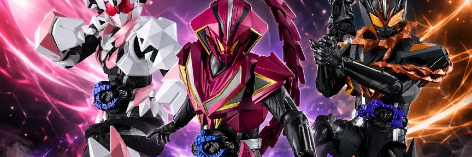 Bandai revela bonecos de Jao, Vanken e Muton em Kamen Rider My-Th