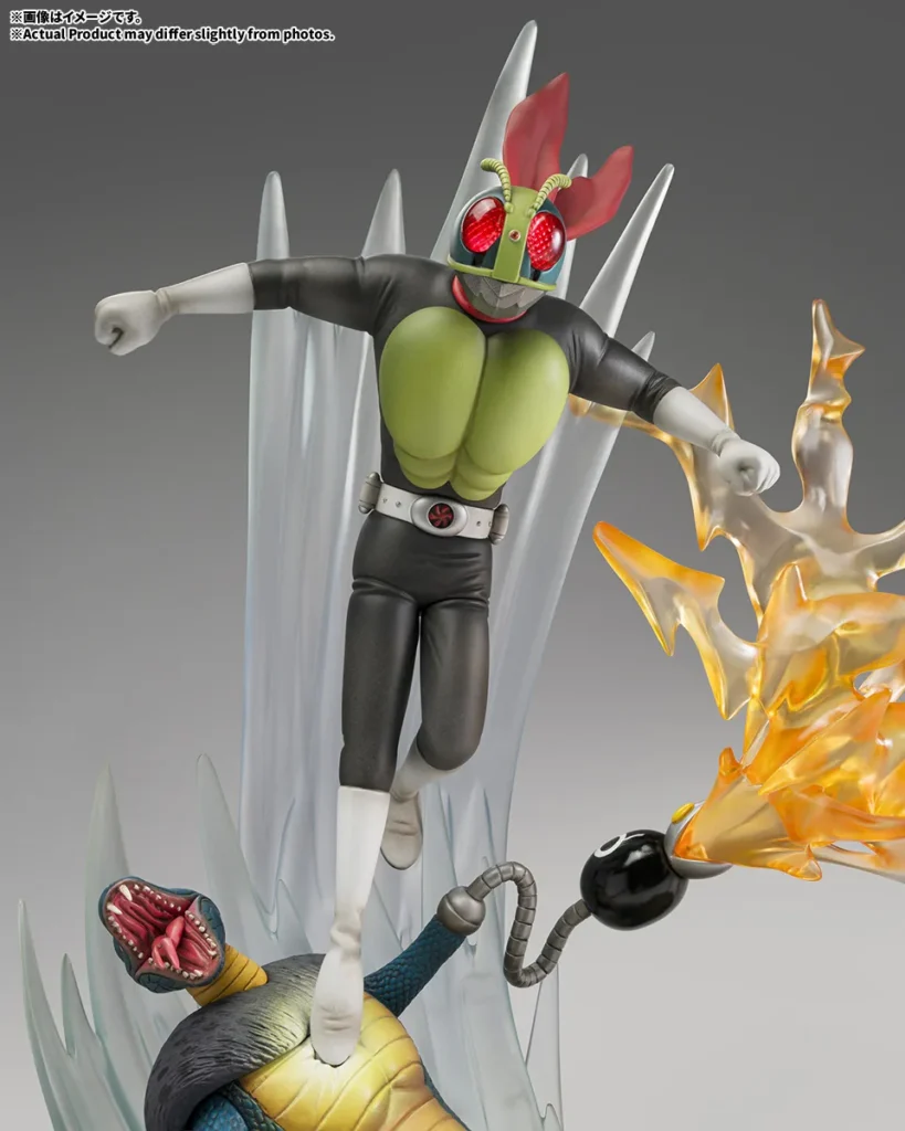 Bandai transforma Rider Kick em estátua de 30 centímetros